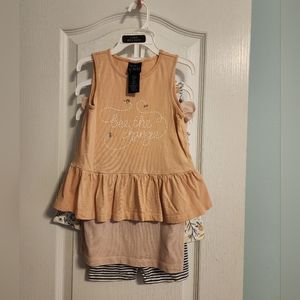 Toddler girls 6 piece short set 3T